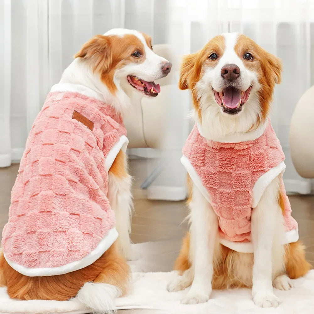 Pet Accessories Winter Dog Clothes for Dogs S-8XL Warm Dogs Coat Schnauzer Pug Clothing Sweatshirts Casual Dog Cat Clothing
