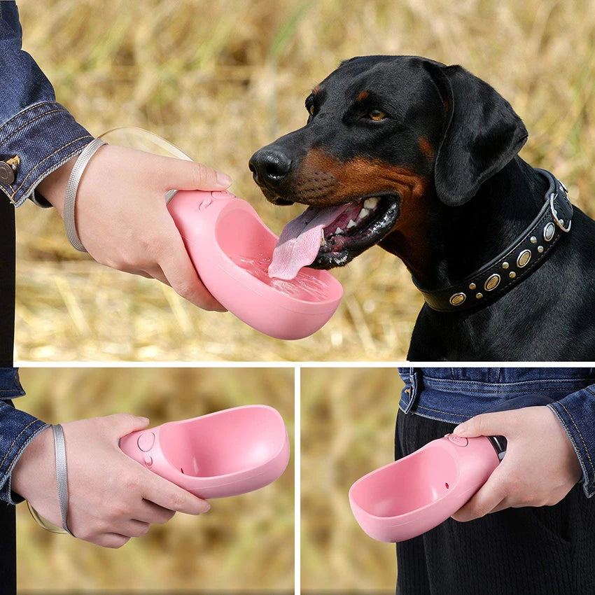 Pet Dog Water Bottle Portable Drinking water feeder for Dogs Outdoor Travel Water Bottle Dogs Water Bowl Pet Supplies
