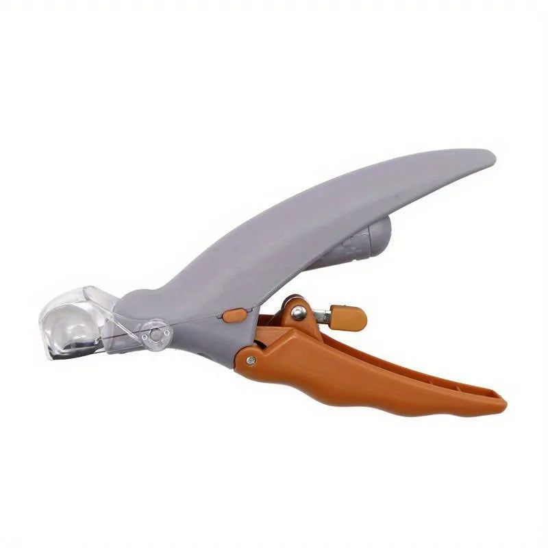 Pet Nail Clipper, Nail Trimmer for Dogs and Cats, Built-in LED Light, Steel Blades, Quick Trimming with Nail Collection