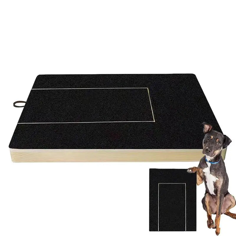 Wooden Dog Nail File Board Adjustable Scratching Board For Nail Trimming Self Scratcher Toy Safe Pet Grooming Accessories