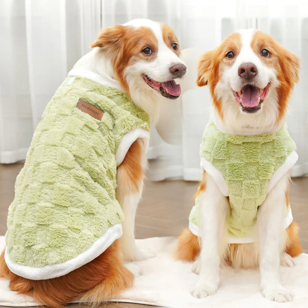 Pet Accessories Winter Dog Clothes for Dogs S-8XL Warm Dogs Coat Schnauzer Pug Clothing Sweatshirts Casual Dog Cat Clothing