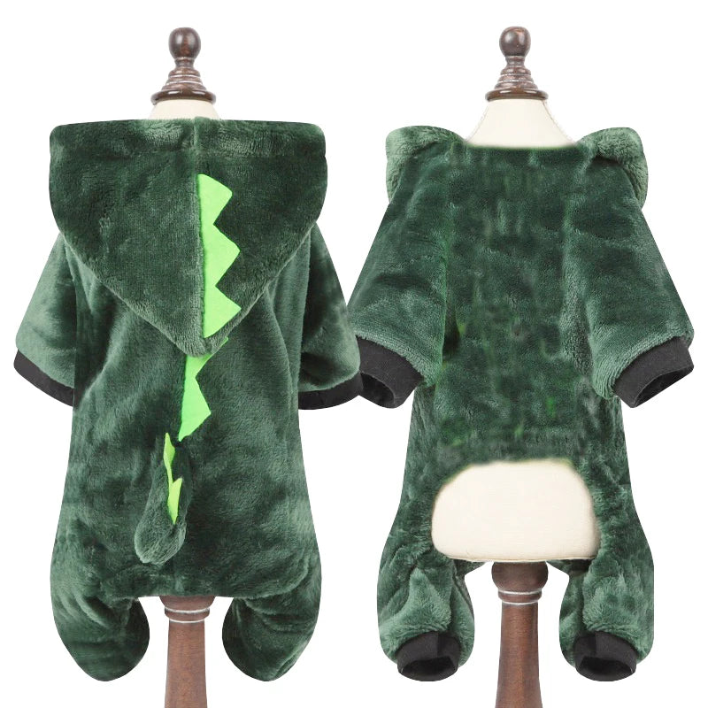 Flannel Dog Cat Jumpsuits Pet Clothes for Small Medium Dogs Soft Comfortable Winter Warm Dog Costume  Chihuahua Teddy Pet Coats