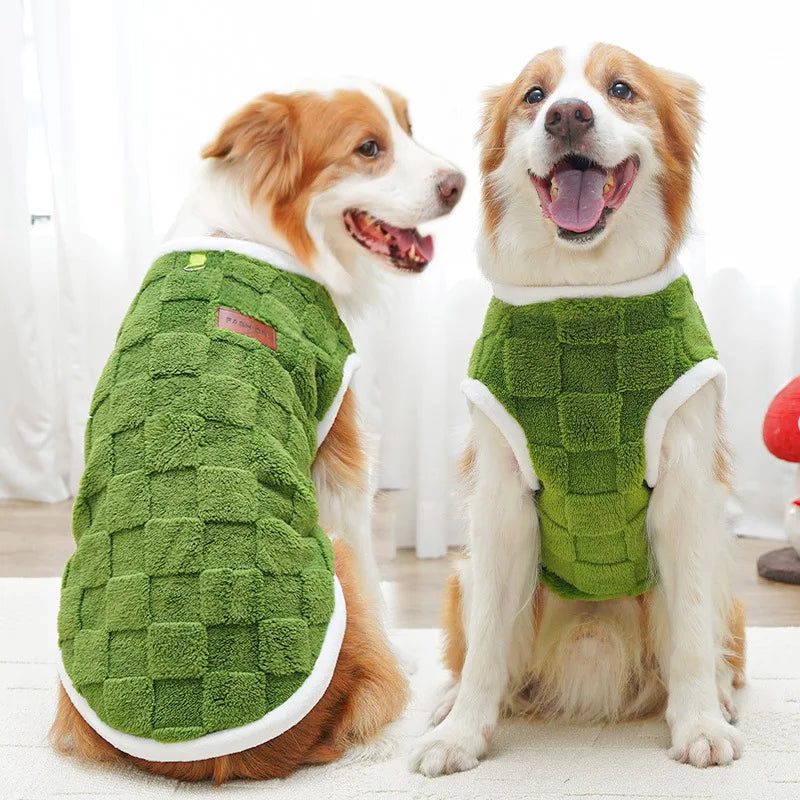 Pet Accessories Winter Dog Clothes for Dogs S-8XL Warm Dogs Coat Schnauzer Pug Clothing Sweatshirts Casual Dog Cat Clothing