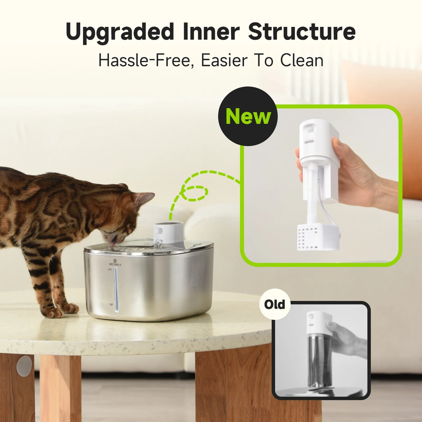 4L Wireless Cat Water Fountain Auto Sensor Drinking Fountain For Cats Dog Drinker Pet Water Dispenser Accessories