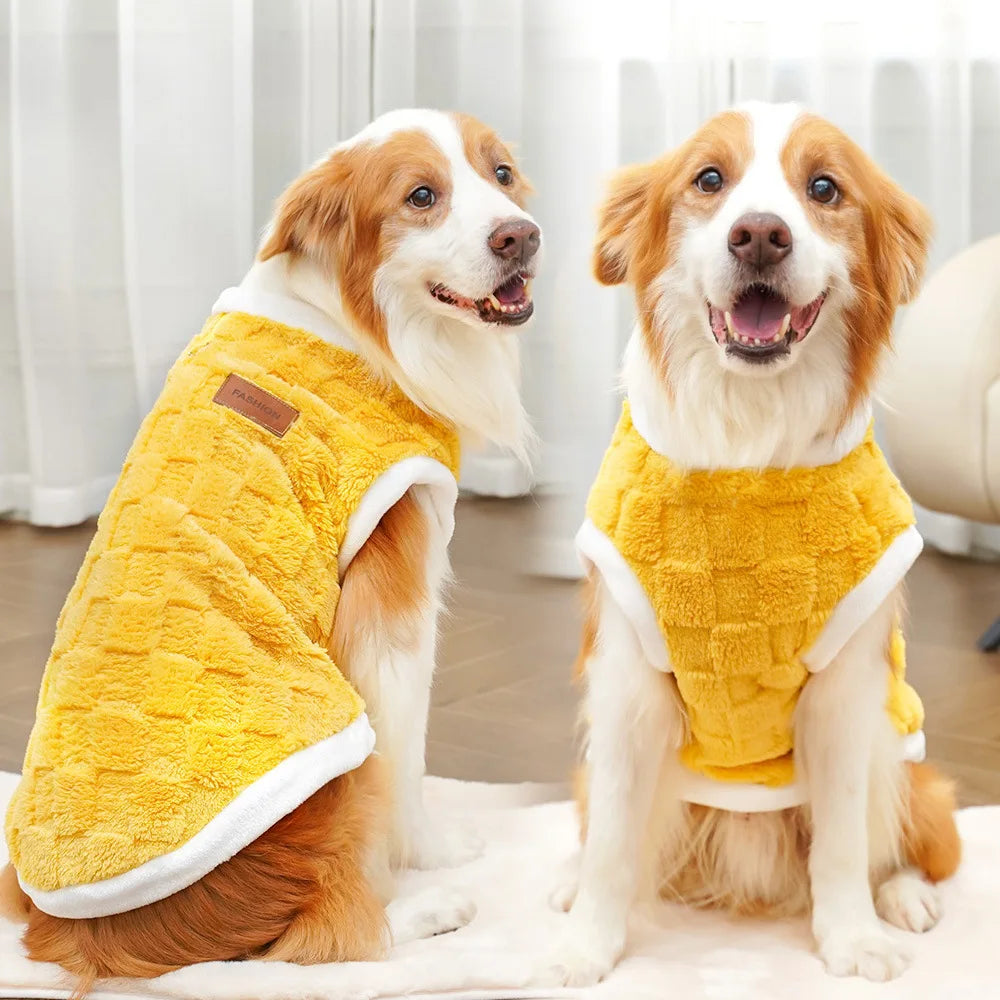 Pet Accessories Winter Dog Clothes for Dogs S-8XL Warm Dogs Coat Schnauzer Pug Clothing Sweatshirts Casual Dog Cat Clothing