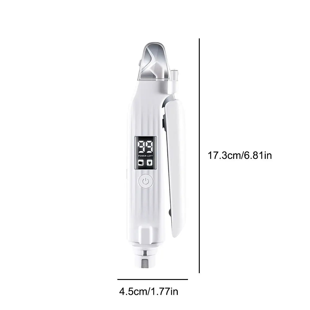 2 in 1 Electric Dog Nail Grinder and Clipper with LED Lights Pet Nail Trimmer Pet Nail Grinder for Small Medium Large Dogs/Cats